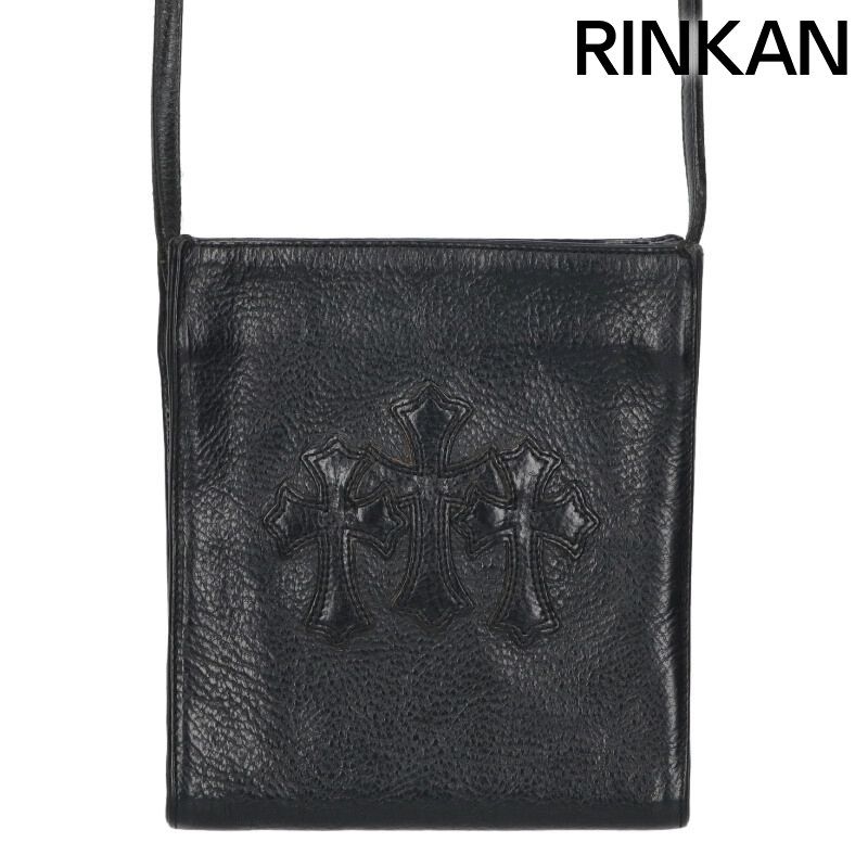 クロムハーツ SQ PKT 3CEME CRS/スクエアポケット 3クロスパッチレザー