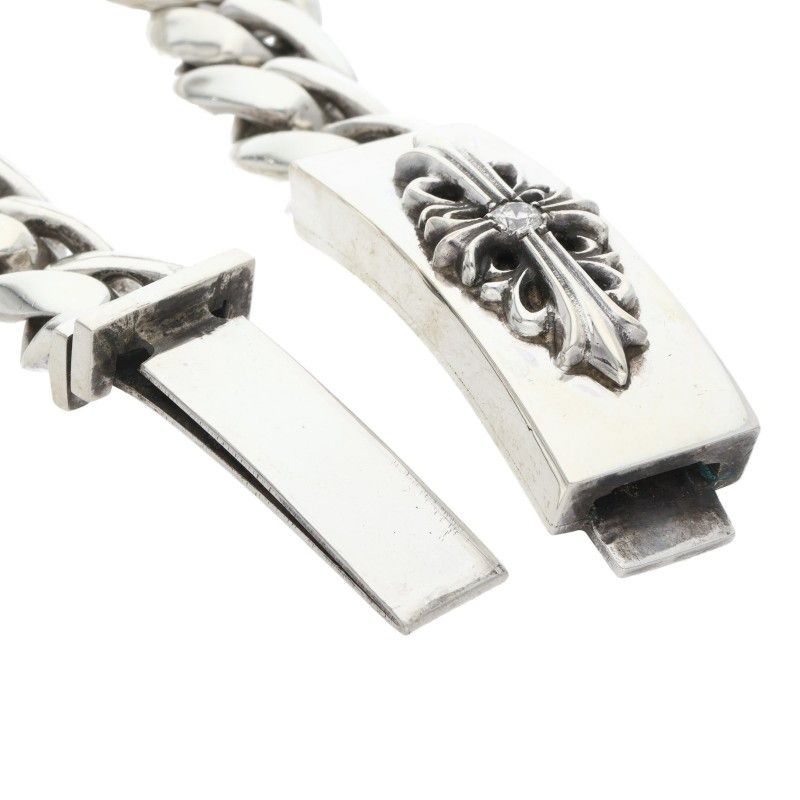 クロムハーツ ID FLRL CRS DIA/フローラルIDクラシックリンク 1ダイヤ