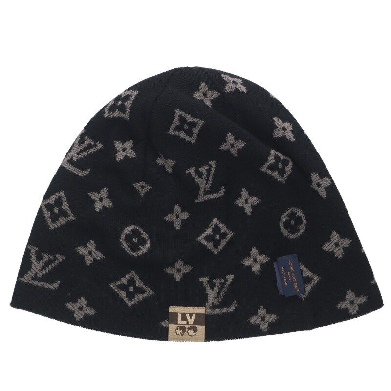 ルイヴィトン M5226A LVフィットモノグラムビーニー帽子 メンズ FREE