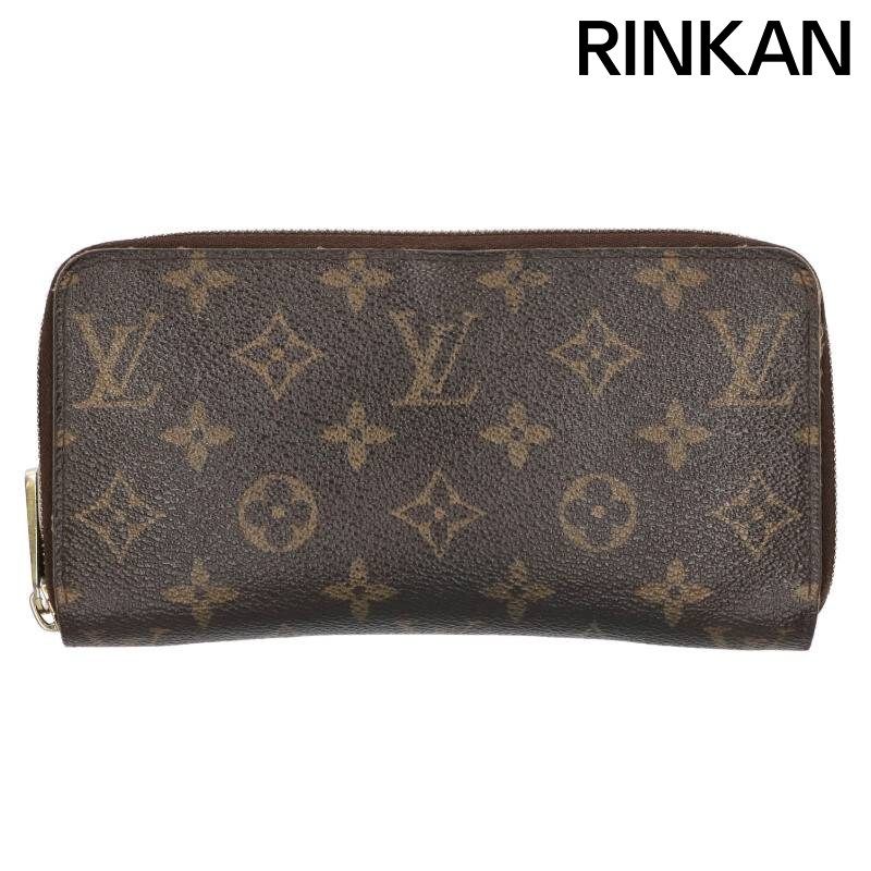 ルイヴィトン M42616 ジッピー・ウォレット モノグラム ラウンドジップ