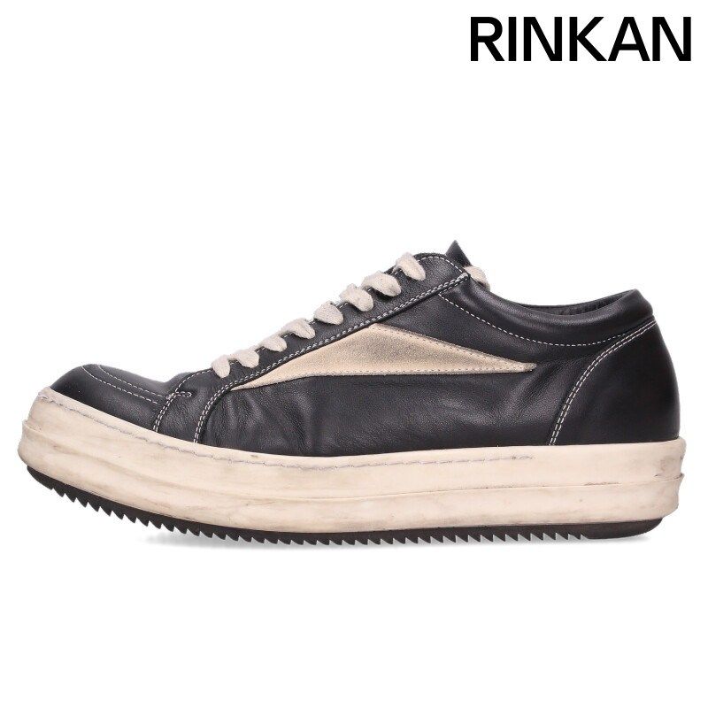 リックオウエンス VINTAGE SNEAKS ヴィンテージレザーローカット