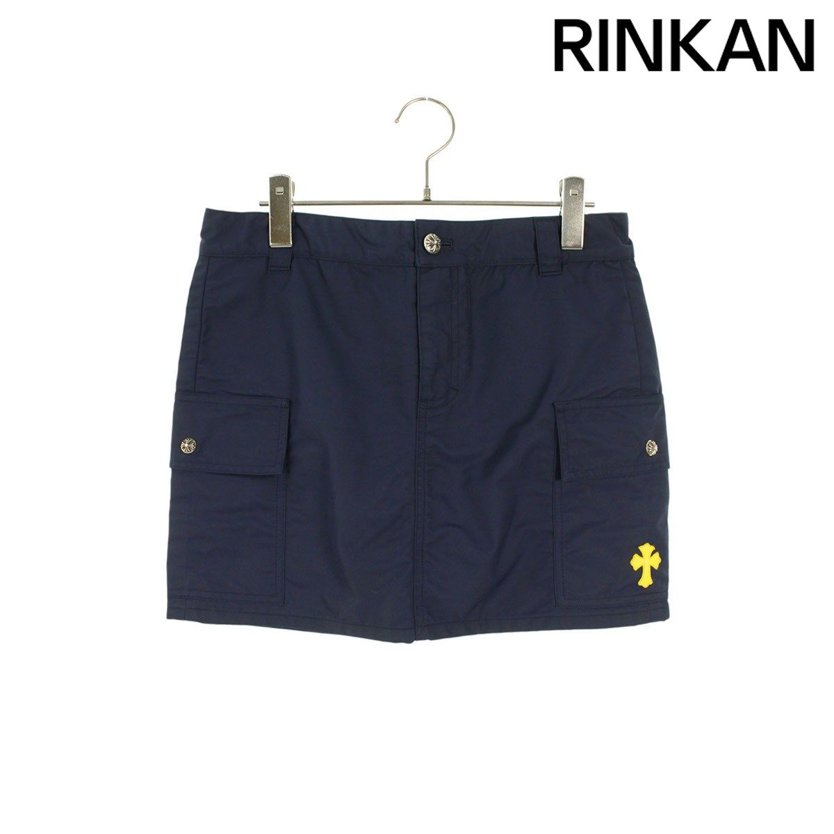 新品未使用　クロムハーツ　クロスパッチ付き　ナイロンスカート　Lady's クロムハーツ クロスパッチ付ナイロンミニスカート レディース 26 ※12