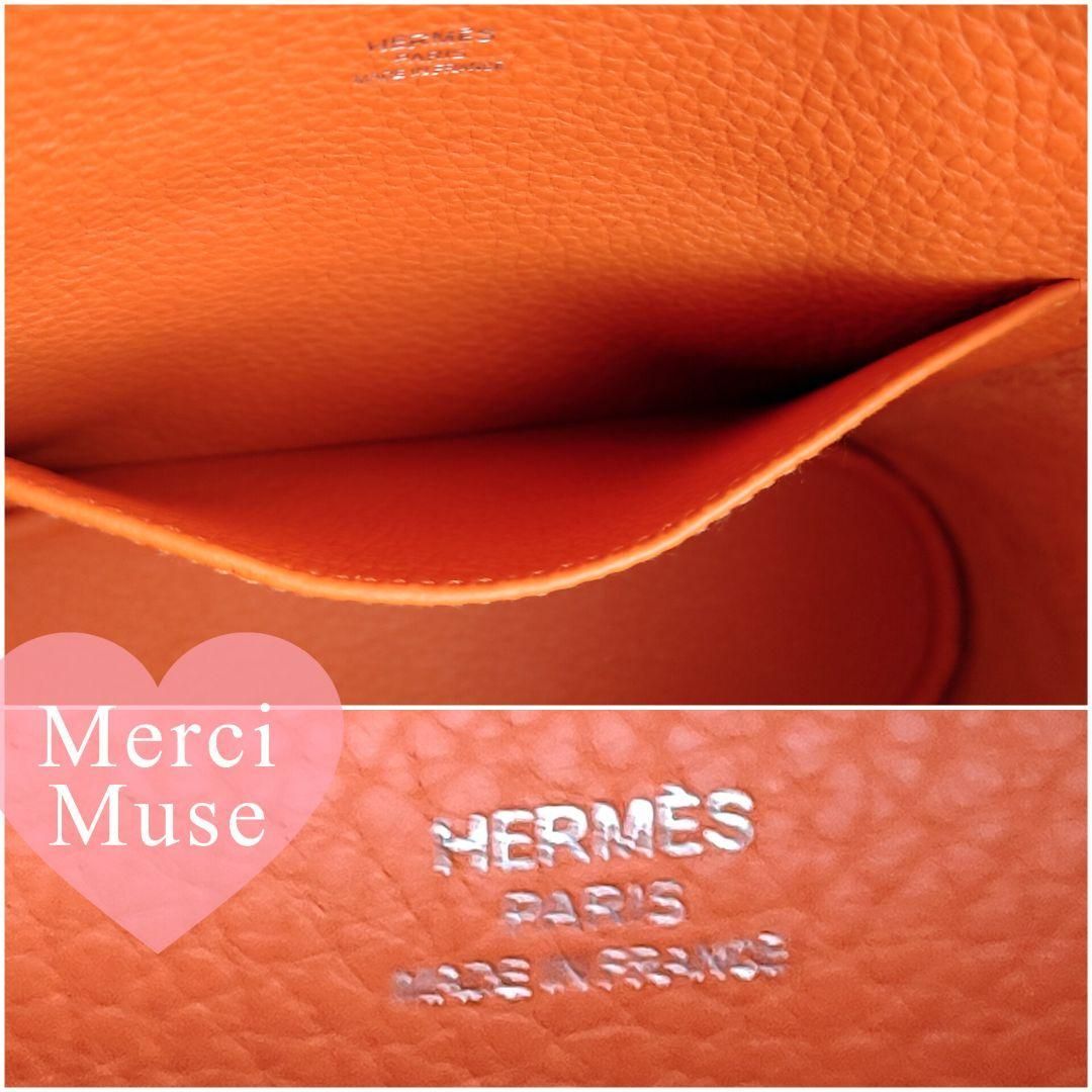 ❤お得なお品❤グッドニュースPM オレンジxシルバー金具 エルメス □L