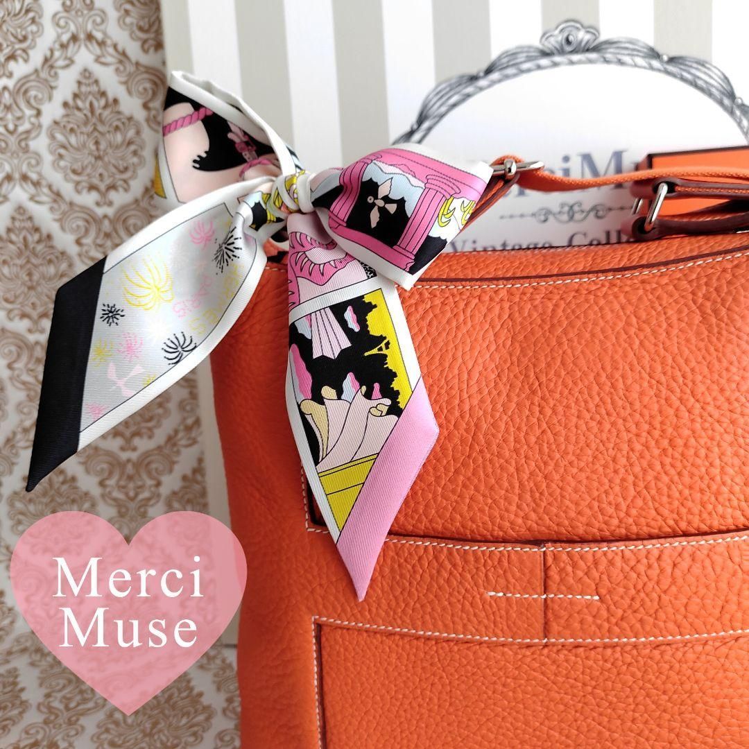 ❤お得なお品❤グッドニュースPM オレンジxシルバー金具 エルメス □L