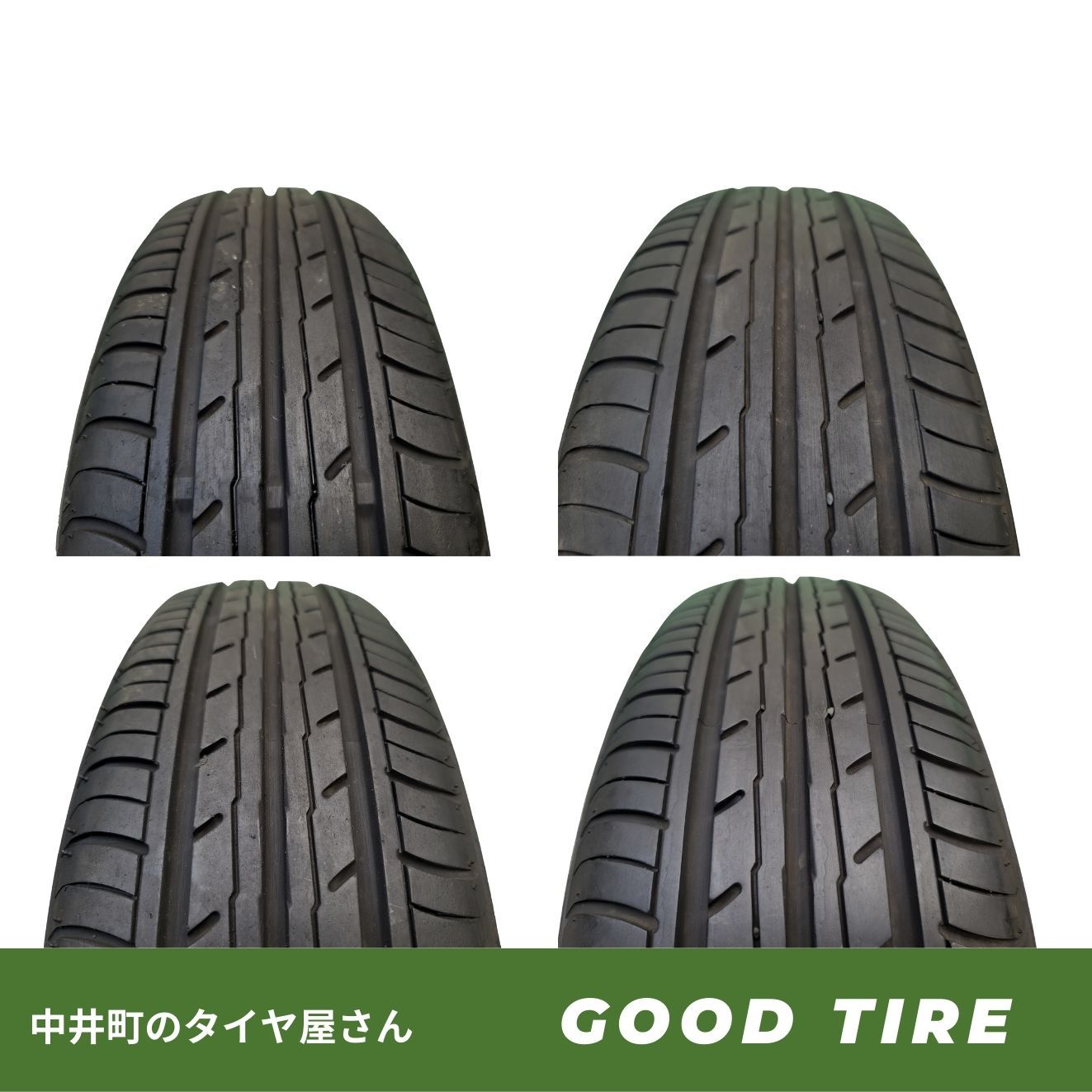 155/65R14 ヨコハマ BLUEARTH-ES ES32 2022年製 4本 夏用 8分山 中古