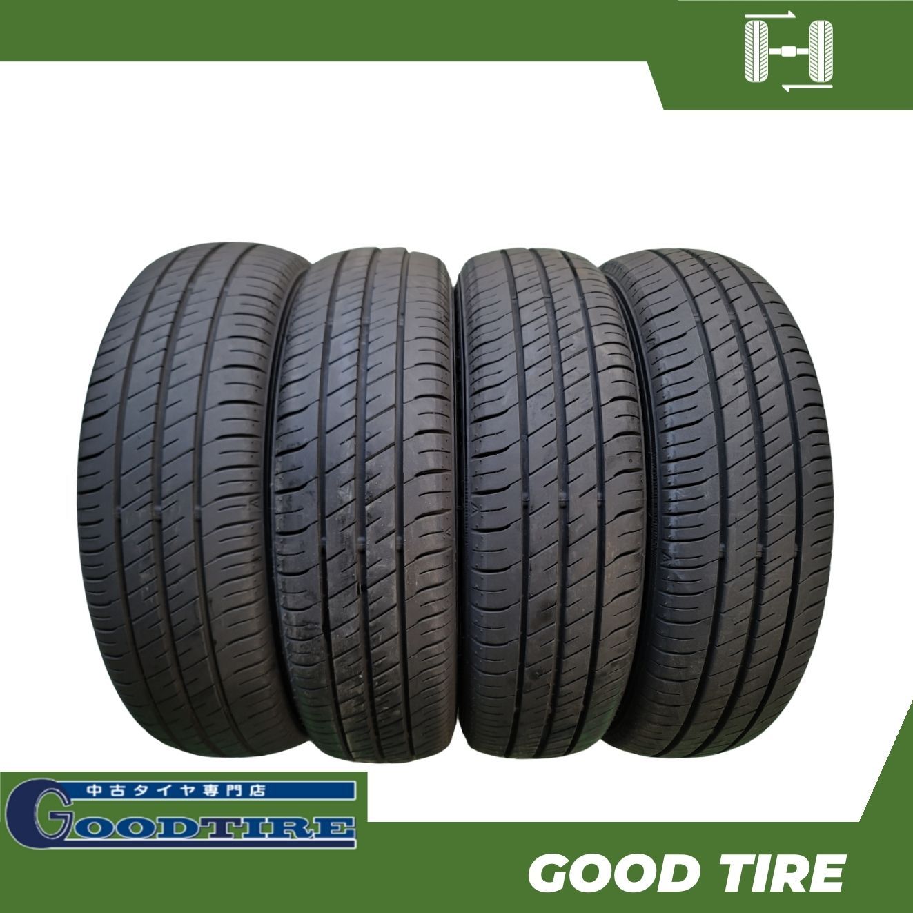 155/65R14 グッドイヤー EFFICIENT GRIP ECO EG02 2024年製 4本 夏用 8 