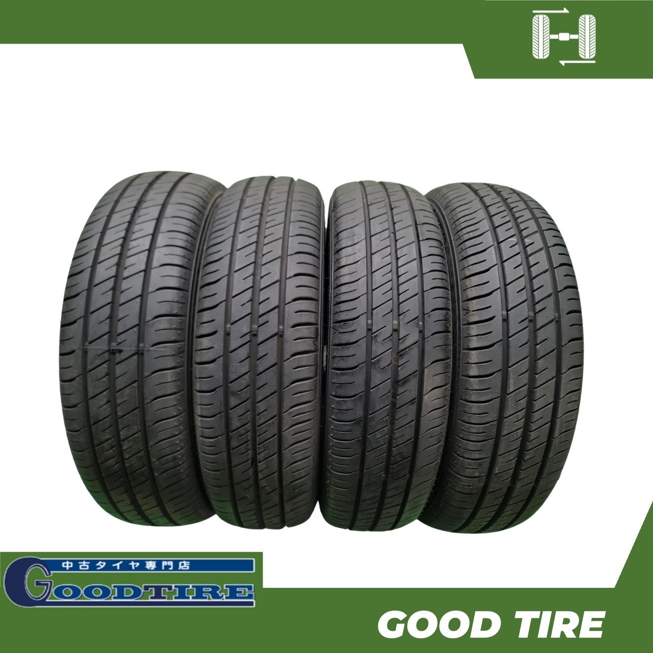 155/65R14 グッドイヤー EFFICIENT GRIP ECO EG02 2023年製 4本 夏用