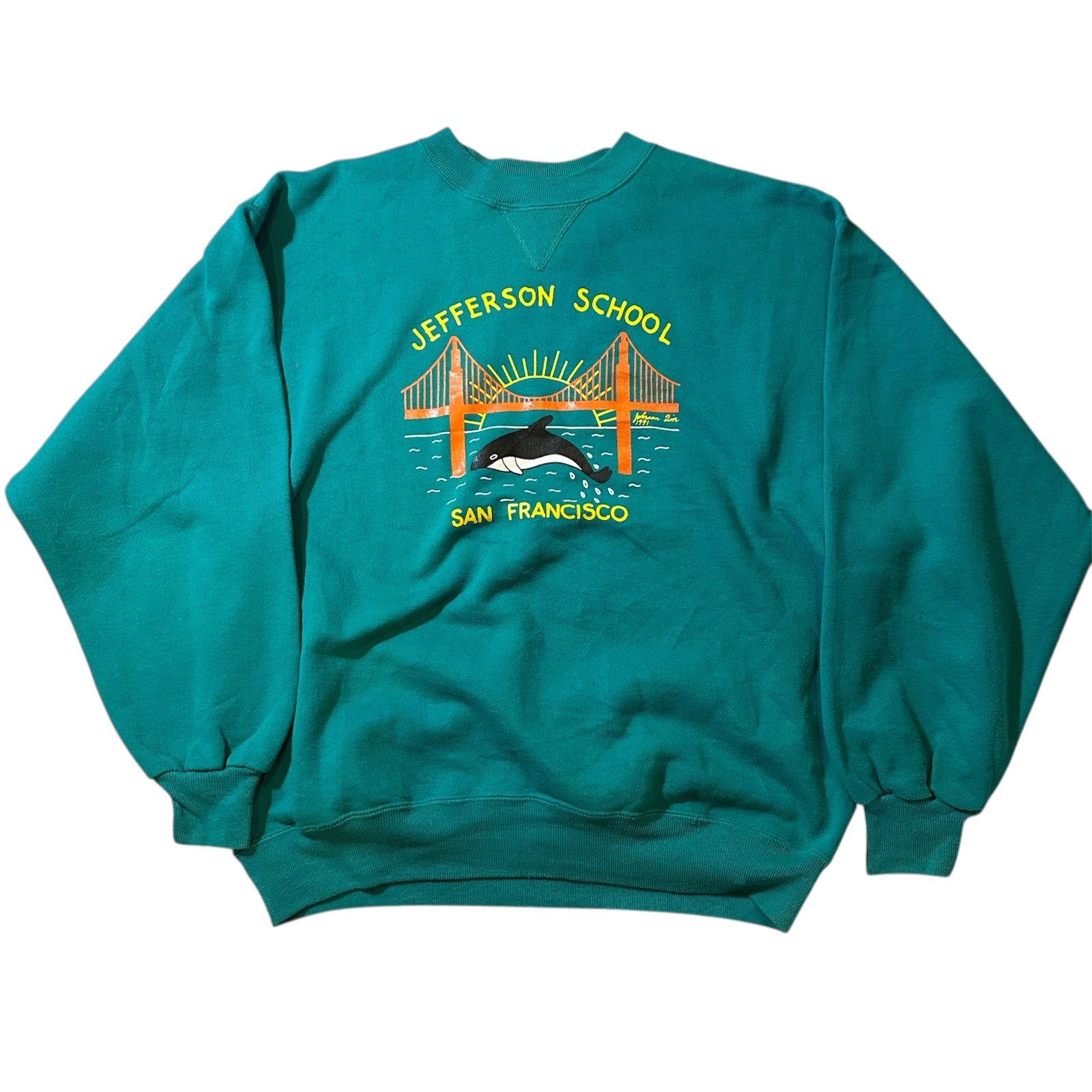 Hanes sweat Jefferson school San Francisco / ヘインズ スウェット 