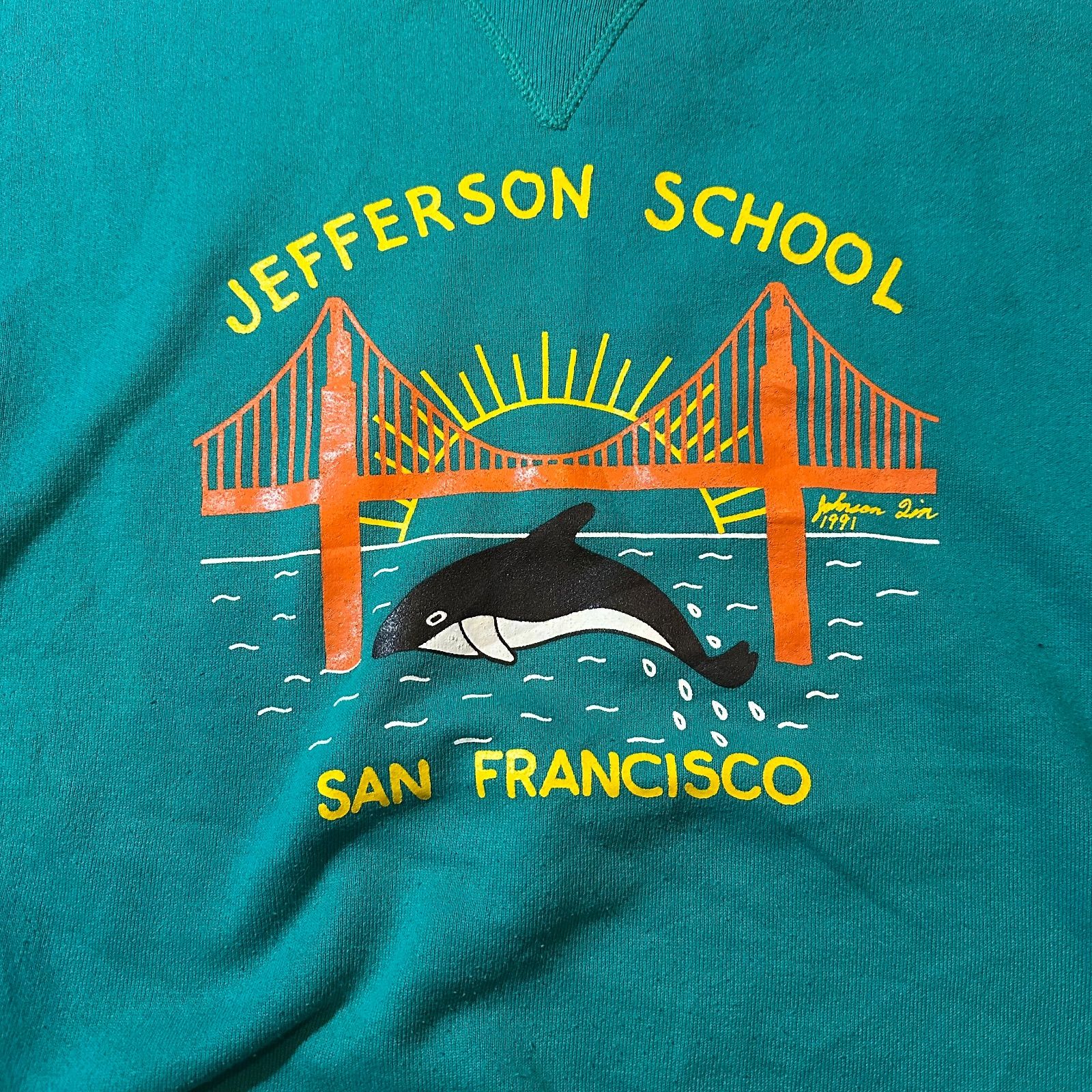 Hanes sweat Jefferson school San Francisco / ヘインズ スウェット 