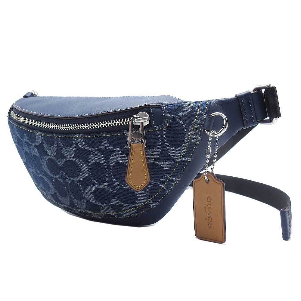 新品】コーチ CY886 SVXR9 (デニム×ディープブルー) バッグ ショルダー