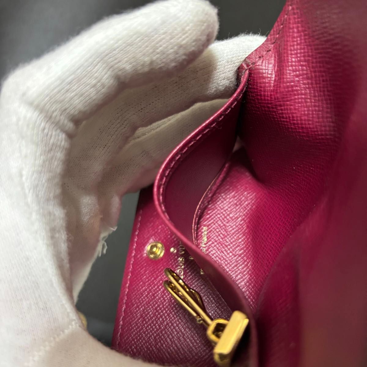 f92 ミュルティクレ4　ルイヴィトン　キーケース モノグラムフーシャ LOUIS VUITTON ルイヴィトン ミュルティクレ4連キーケース モノグラム