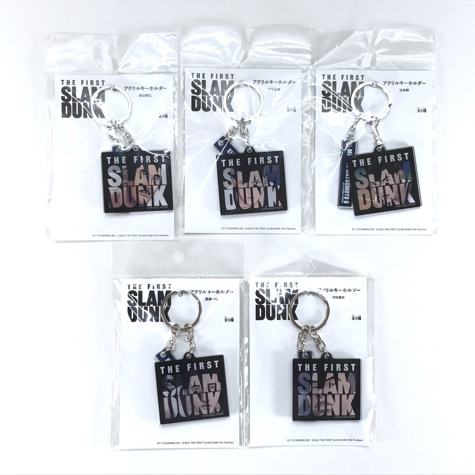 □東映アニメーション キャラクターグッズ 5種セット アクリル