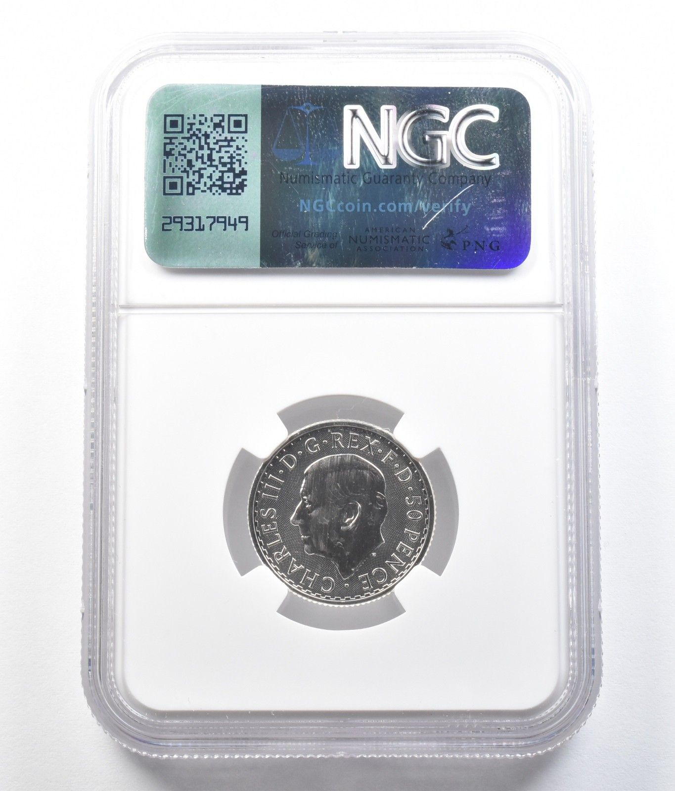 イギリス　50ペンス　ブリタニア銀貨　2014年　NGC PF70UC イギリス50ペンスブリタニア銀貨2014年NGC PF70UC