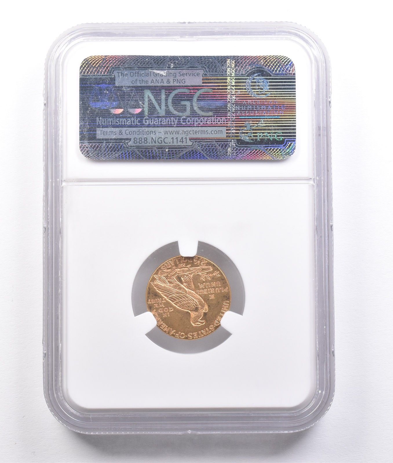 1929年 米国 インディアンヘッド ＄2.5クオーター金貨 NGC MS61 1929年 米国 インディアンヘッド ＄2.5クオーター金貨 NGC MS61 1929