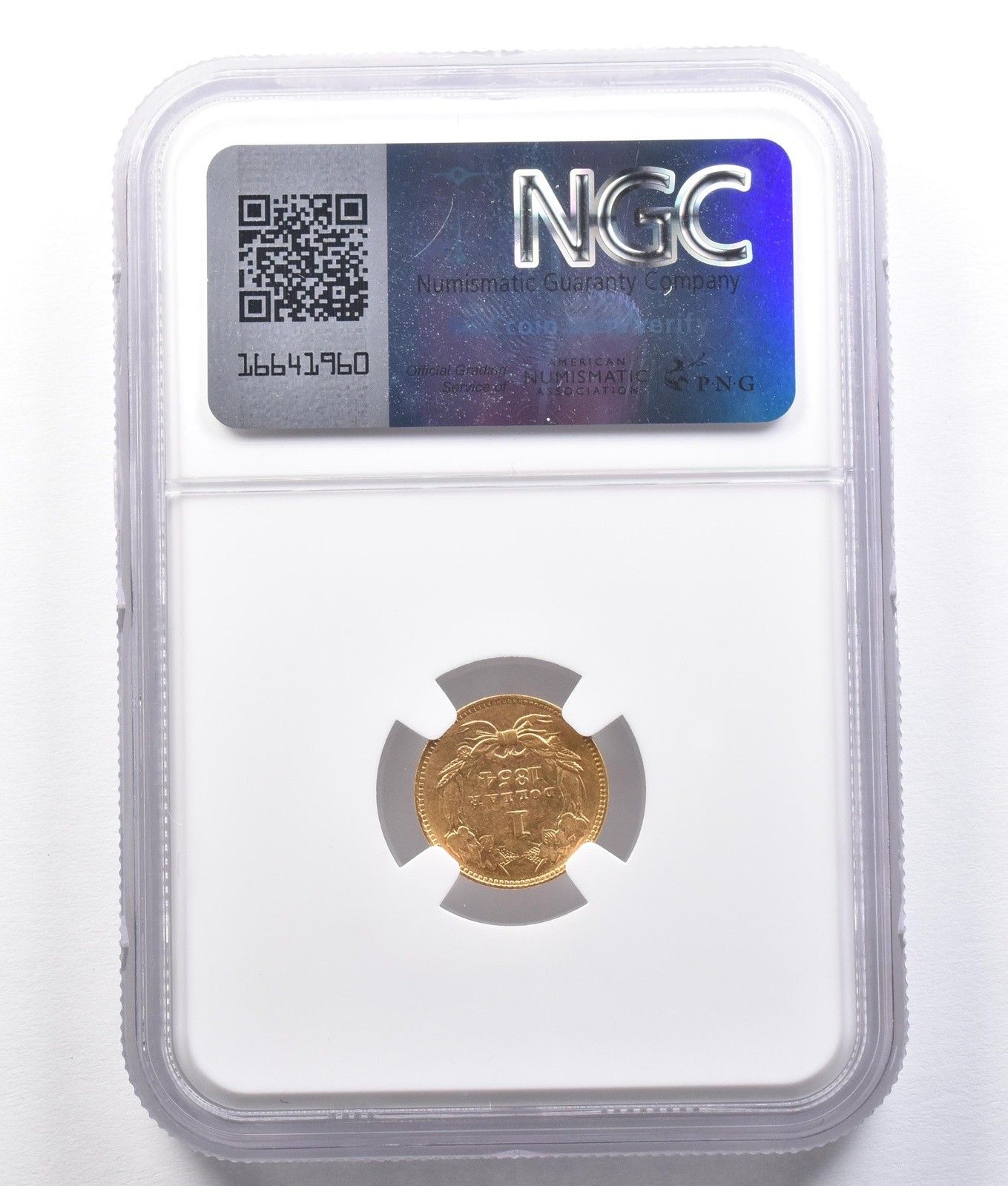 1854年 1ドル インディアン・プリンセス・ヘッド金貨 タイプ2 AU58 NGC