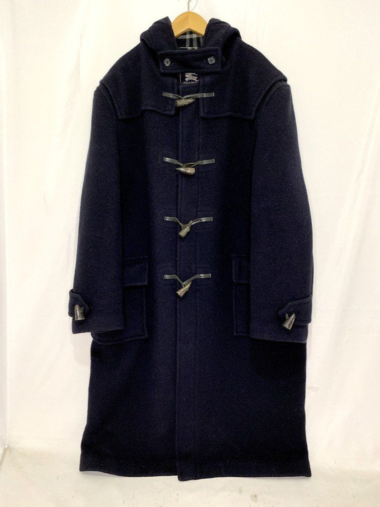 超希少 BURBERRY 丸善 別注　ダッフルコート　ノバチェック　ネイビー 希少✨ バーバリーズ ダッフルコート ノバチェック 英国製 ロング