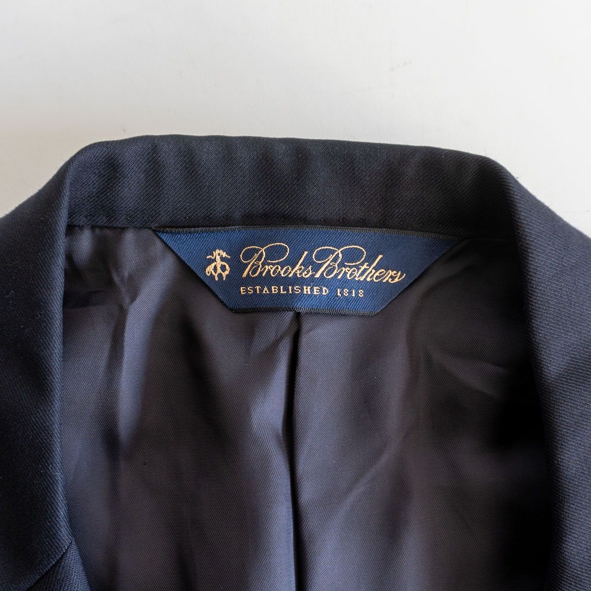 【極美品】ブルックスブラザーズ テーラードジャケット カシミア 38SHT 最高級品】BROOKS BROTHERS【テーラードジャケット /紺ブレ】38SHT 金