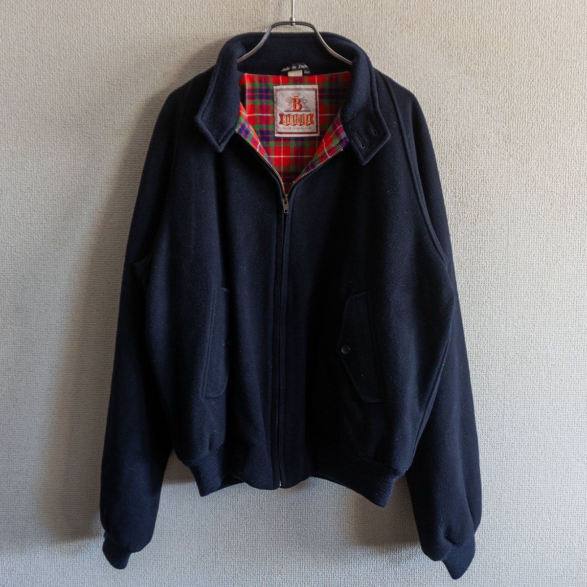 美品/カシミヤ混】BARACUTA 【G9 スウィングトップ ハリントン