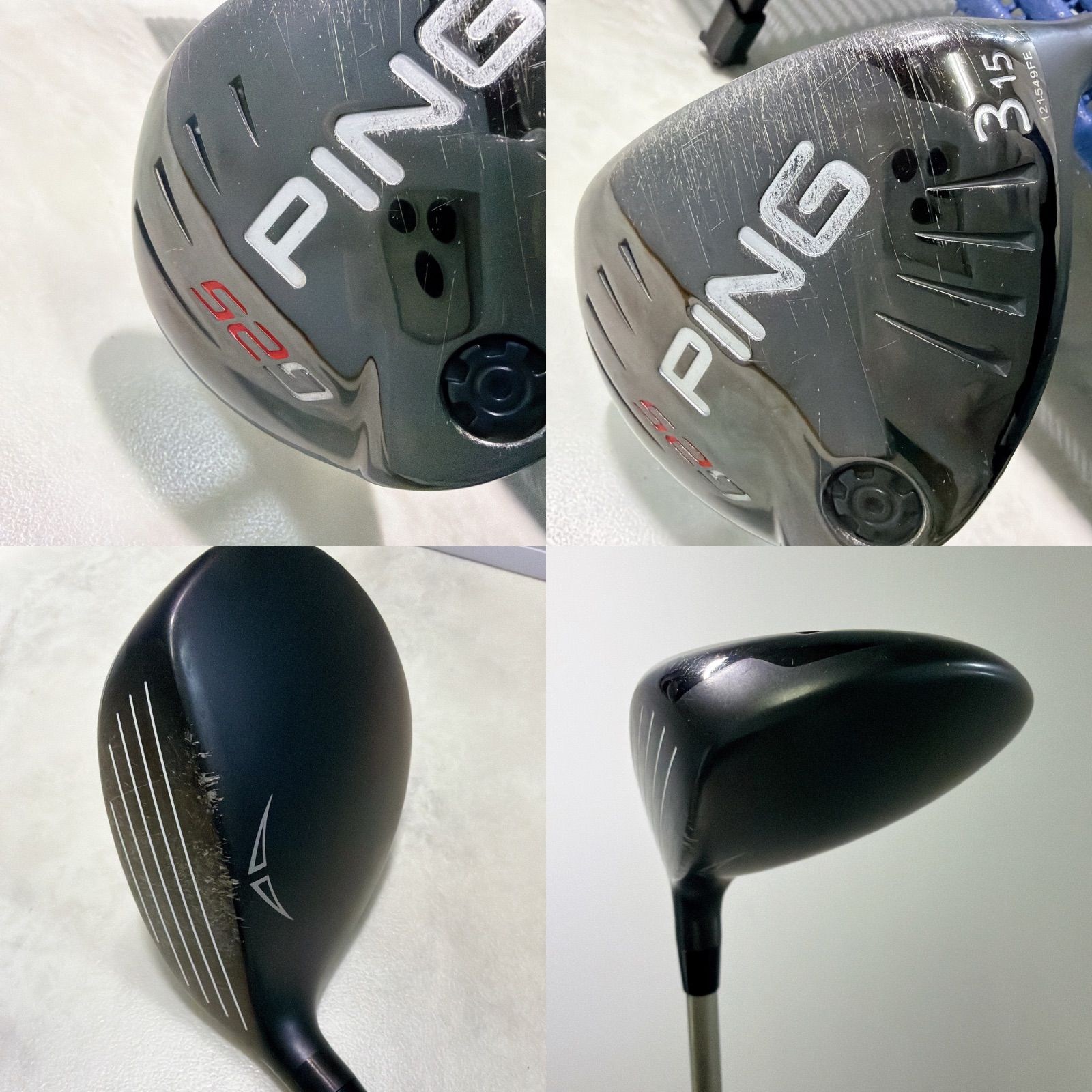 新品グリップ PING G25 3W 15度 フェアウェイウッド 純正カーボン