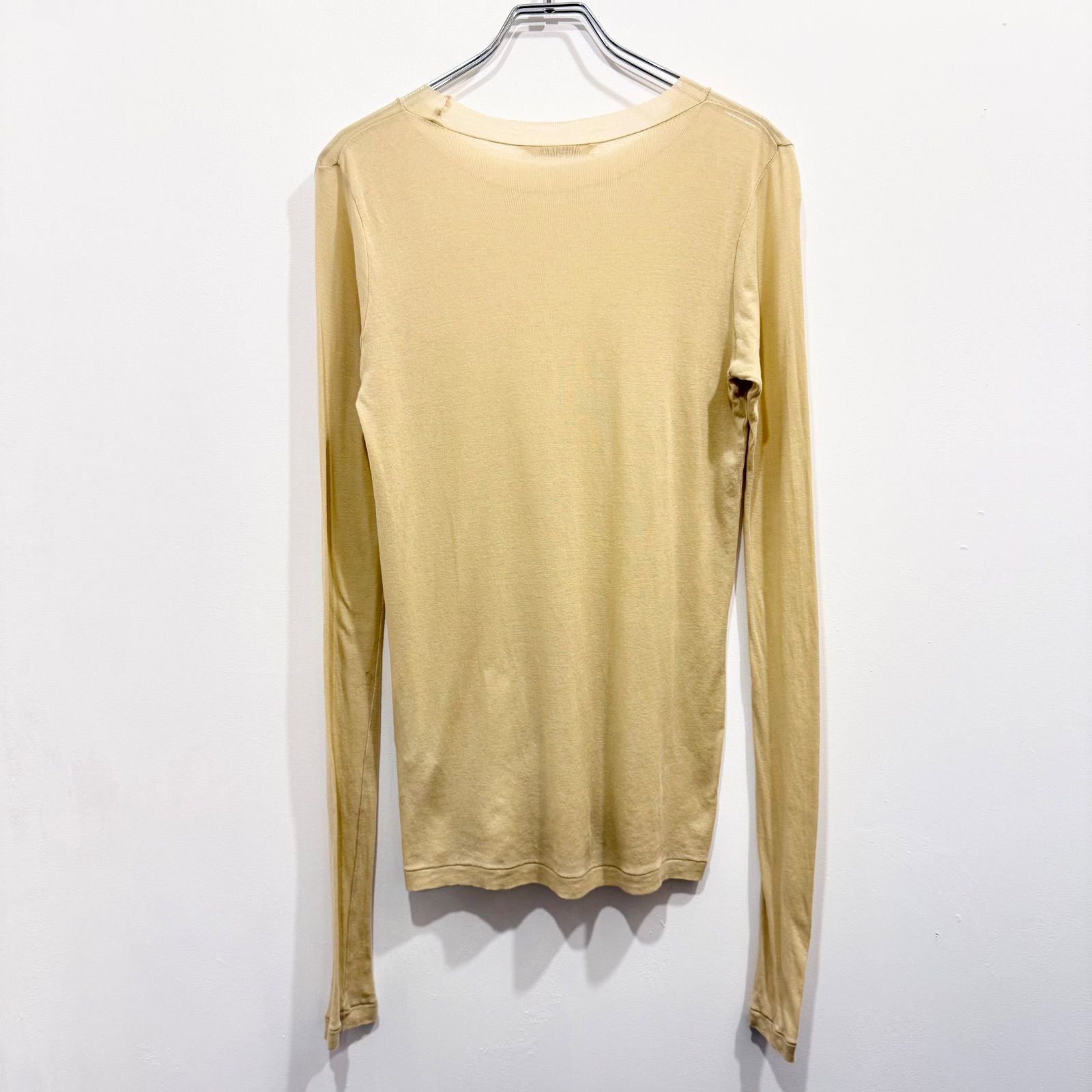 AURALEE オーラリー | 2022SS | GIZA SUPER HIGH GAUGE SHEER RIB L/S