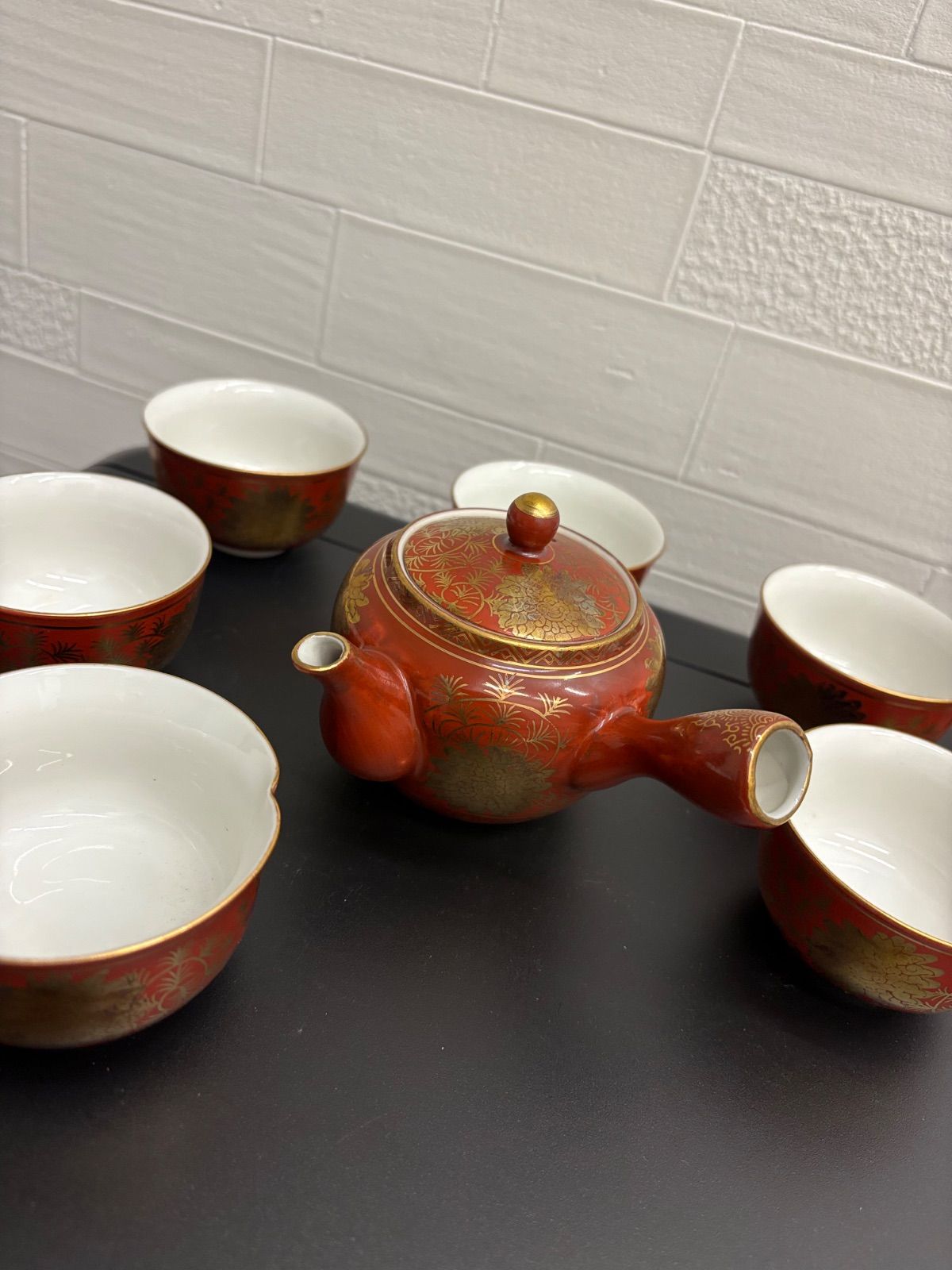 新品未使用昭和レトロ九谷焼の茶器セット - メルカリ