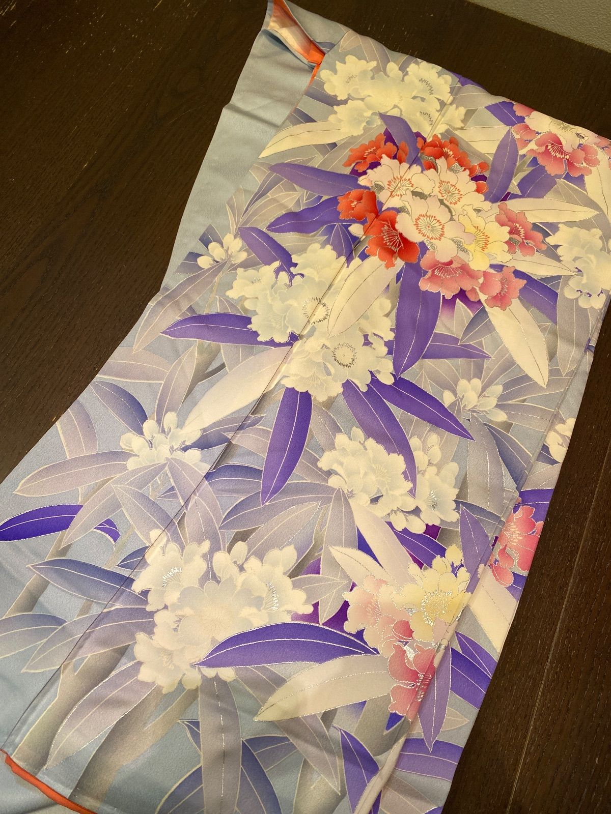 まとめ売り】正絹振袖6枚 リメイク素材 ハンドメイド向け - メルカリ
