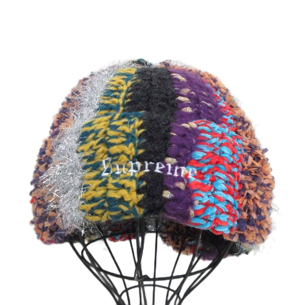 シュプリーム SUPREME 極美品 25AW Tinsel Stripe Beanie ストライプ