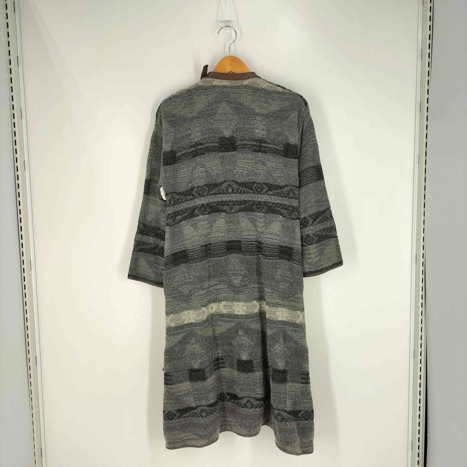 ローレンラルフローレン　ガウンコート　ロング　カシミヤ　ウール　リボンベルト ラルフローレン RALPH LAUREN シルク ウール カシミヤ ガウンコート