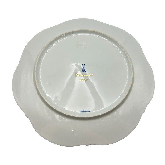 Meissen マイセン 1992 イヤープレート 冬の森 飾り皿 ブランド 希少