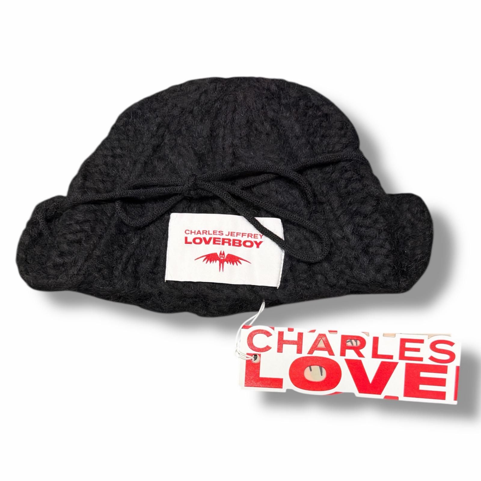 【新品　国内正規】チャールズジェフリーラバーボーイ チャンキーイヤーズ　ビーニー CHARLES JEFFREY LOVERBOY＜チャールズ ジェフリー ラバーボーイ＞耳