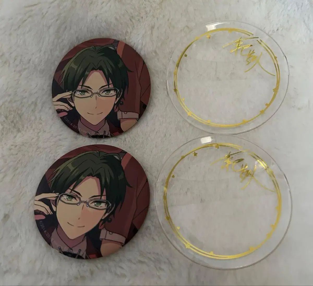 あんさんぶるスターズ！ 蓮巳 敬人 5周年 缶バッジ 痛バッグ a3 70個