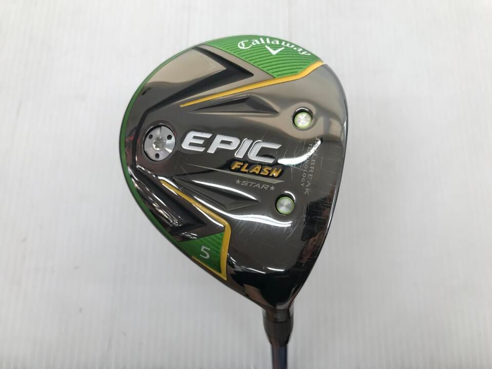 【中古ゴルフクラブ】キャロウェイゴルフ　EPIC　エピック フラッシュ STAR フェアウェイウッド Speeder Evolution V FW50　シャフト：… キャロウェイ EPIC FLASH STAR 18度 Speeder EVOLUTION 5 FW 50 S