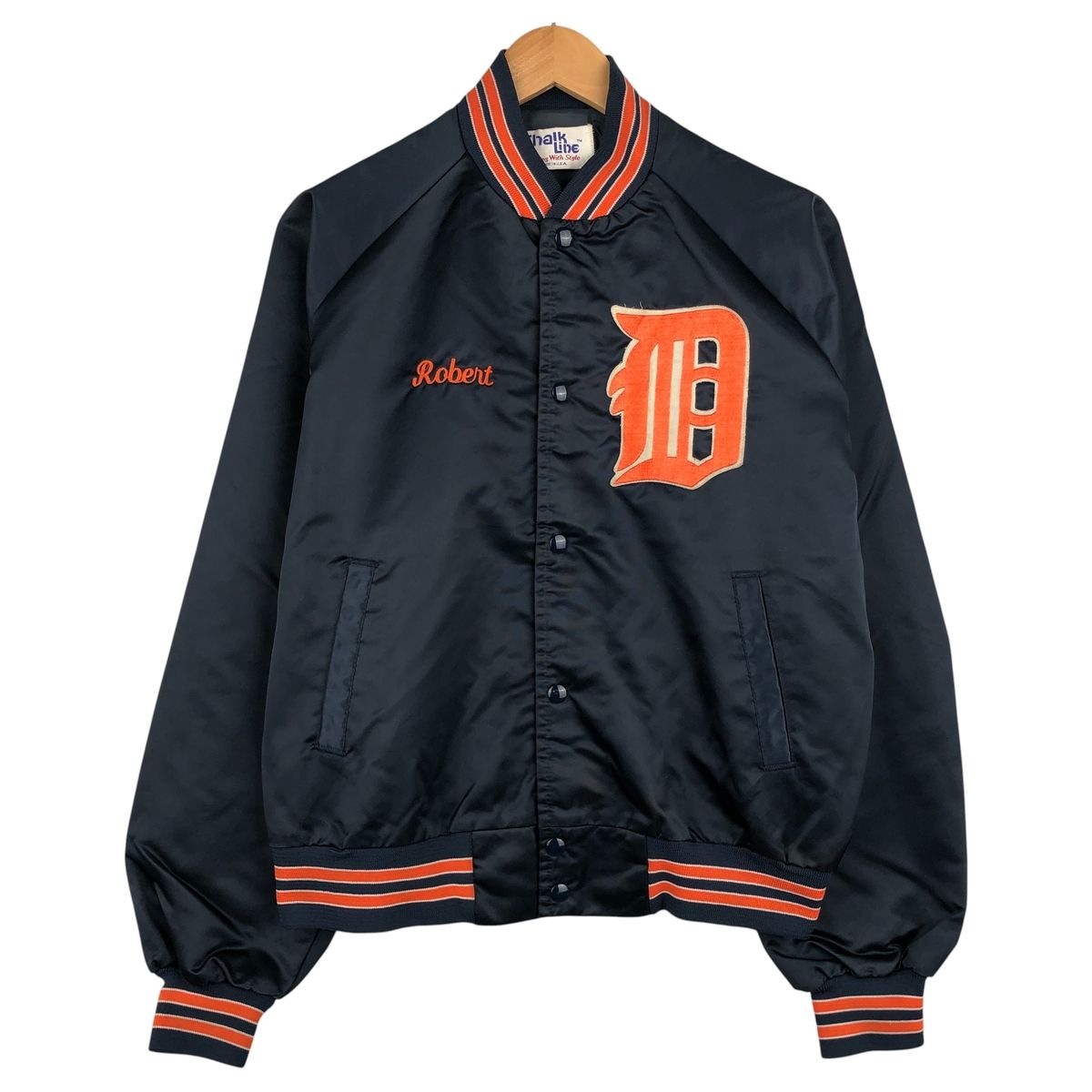 古着 90年代 Chalk Line MLB デトロイトタイガース ナイロンスタジャン