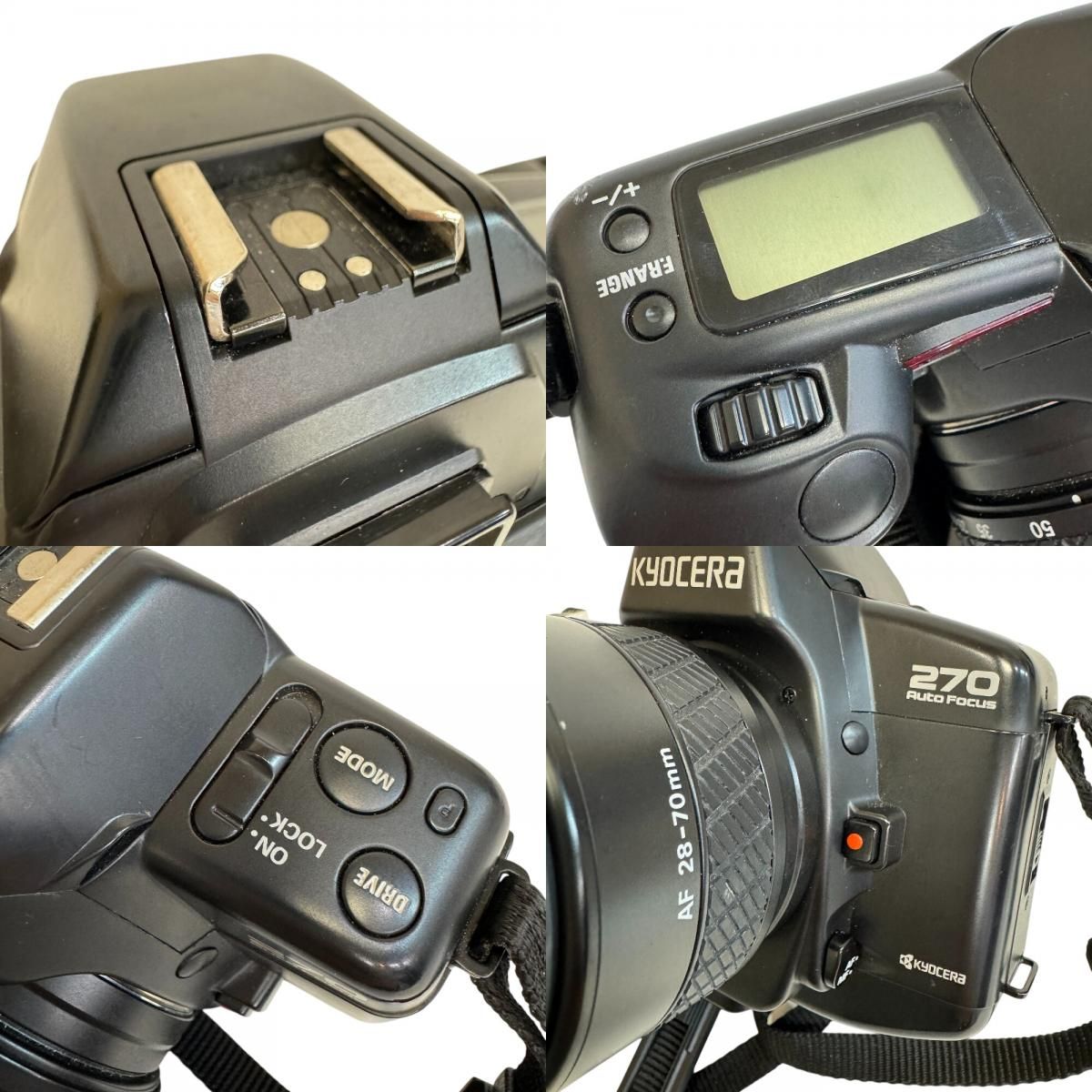 京セラ　カメラ KYOCERA 京セラ 35mmフィルムカメラ 270 AutoFocus カメラ ブラック