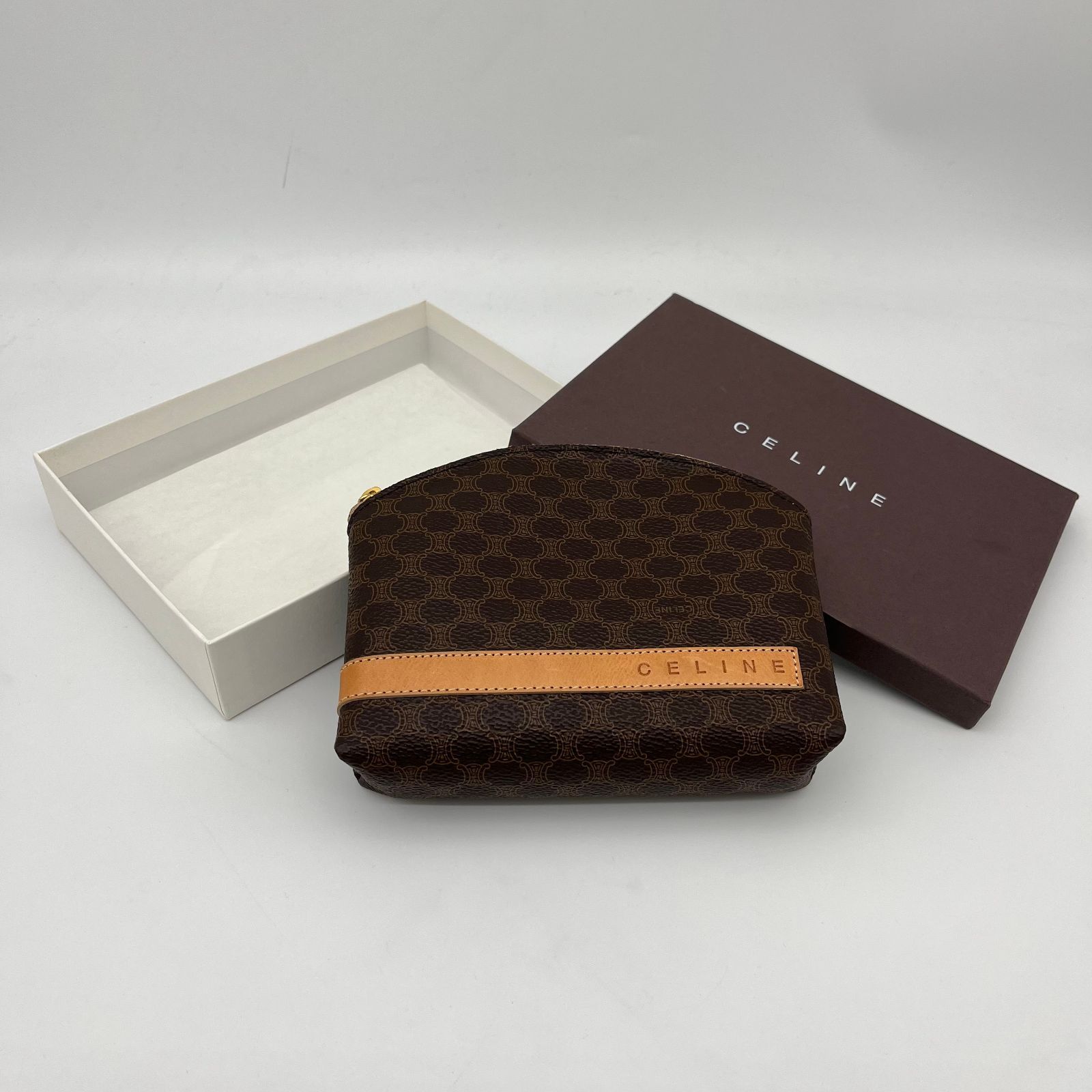 Celine（セリーヌ）マカダム ポーチ ポーチ【中古】 - メルカリ