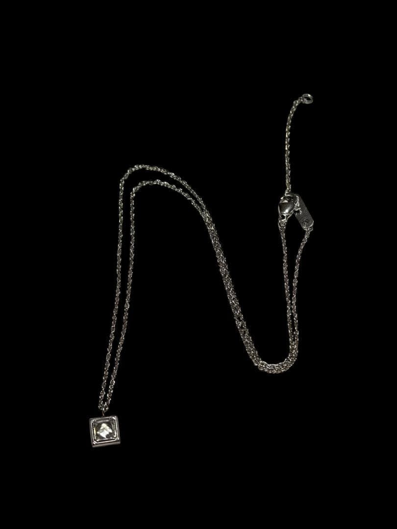 SWAROVSKI スワロフスキー スクエア ネックレス クリスタル シルバー 