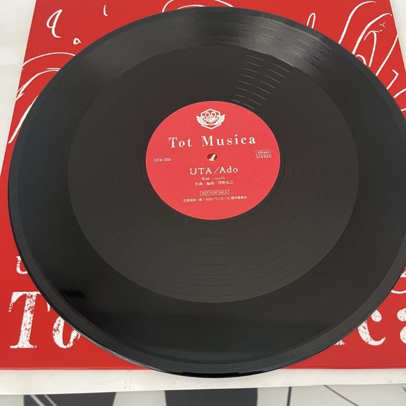 即購入ok【世界50枚限定】ワンピース RED レコード TotMusica 即購入ok【世界50枚限定】ワンピース RED レコード TotMusica - メルカリ