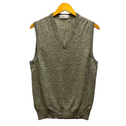 Q54★美品★極上カシミヤ100% ニットジレ ブルネロクチネリ ベスト ブルネロクチネリ BRUNELLO CUCINELLI ニットベスト Vネック カシミヤ