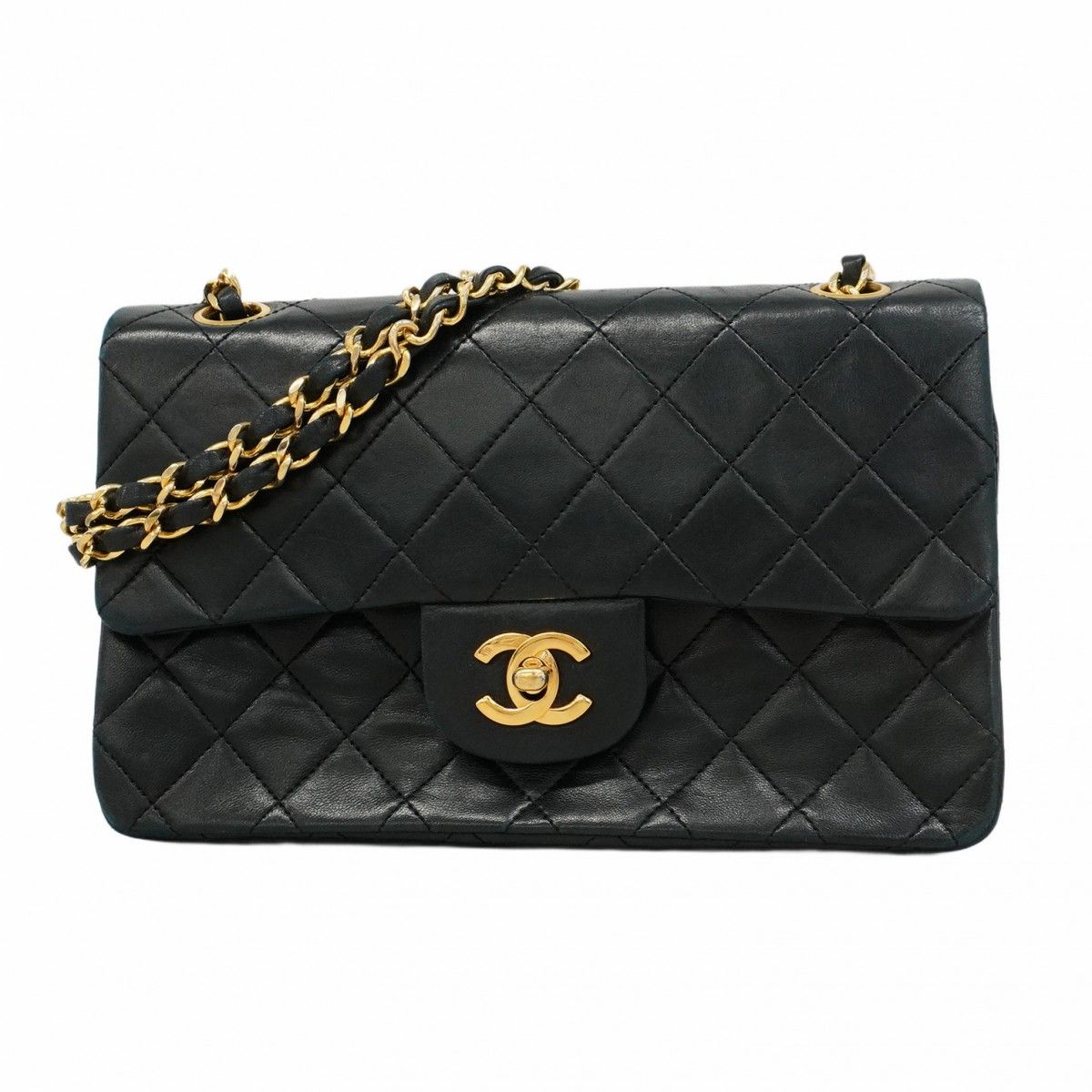 5pd6687-k】シャネル ショルダーバッグ マトラッセ ラムスキン