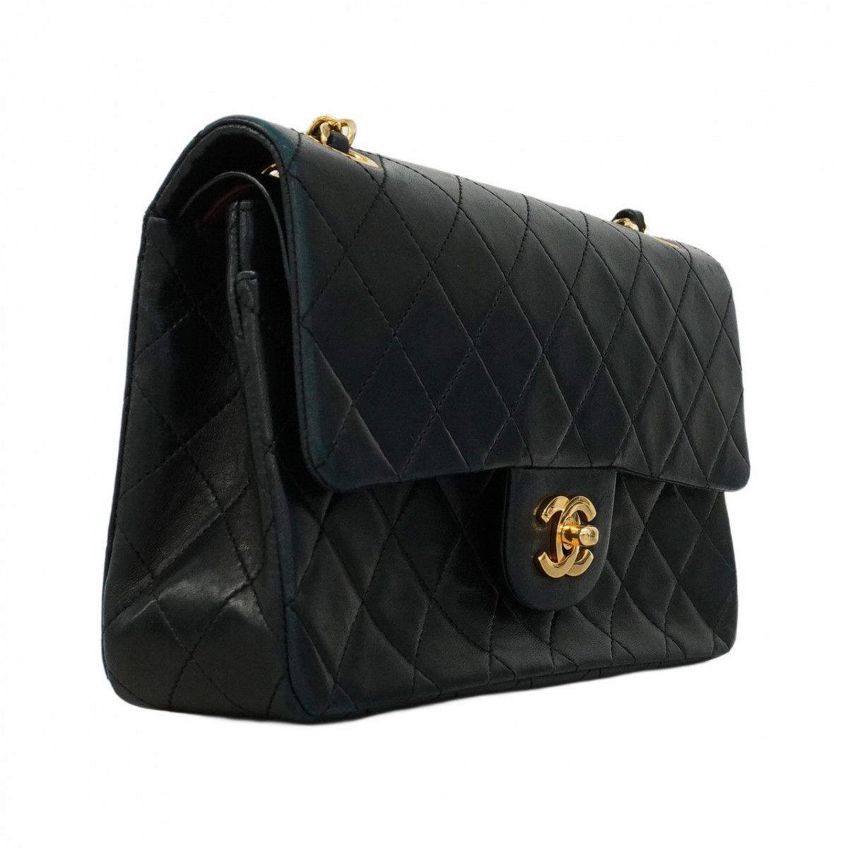 5pd6687-k】シャネル ショルダーバッグ マトラッセ ラムスキン