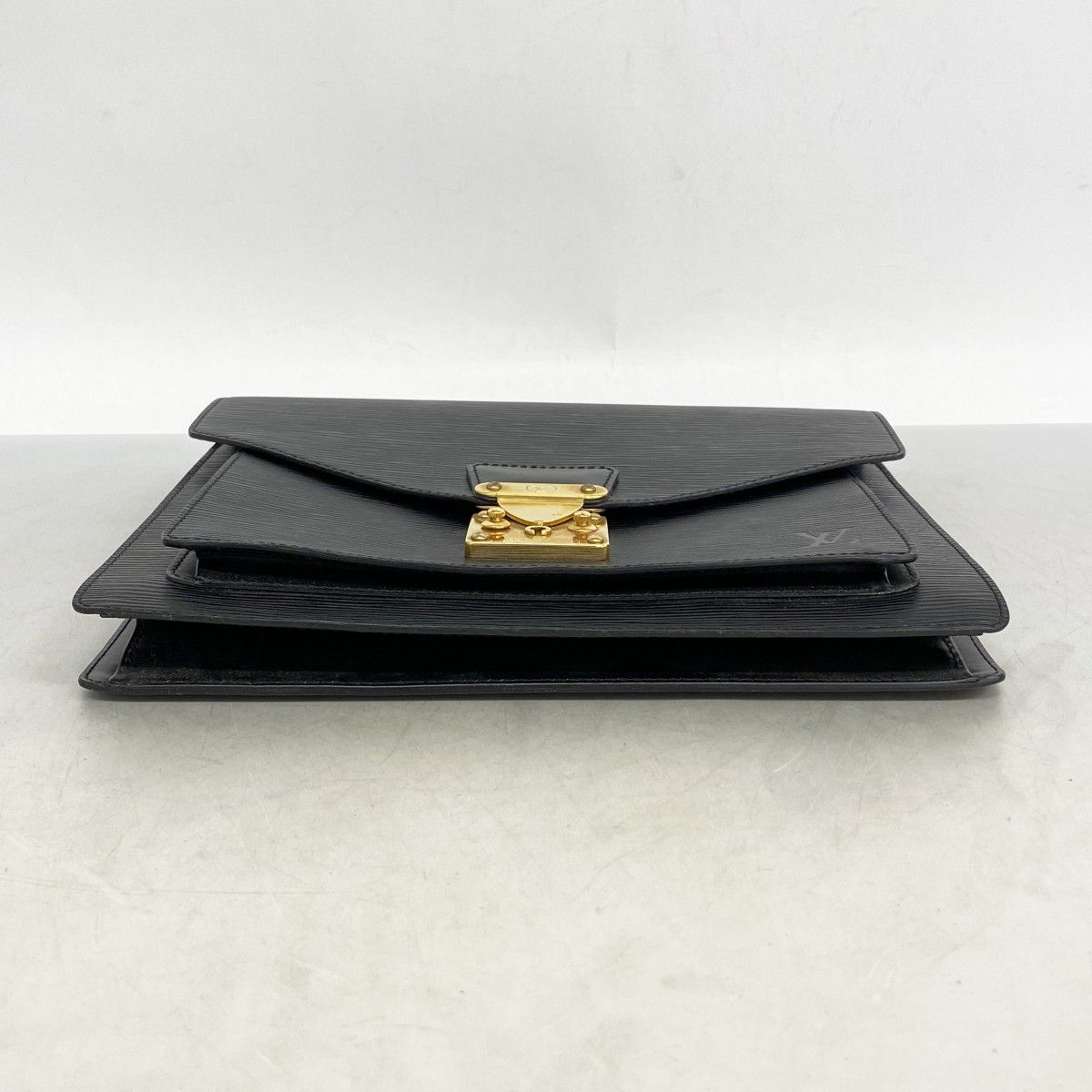 5pd6560】ルイヴィトン ハンドバッグ エピ モンソー28 M52122 ノワール