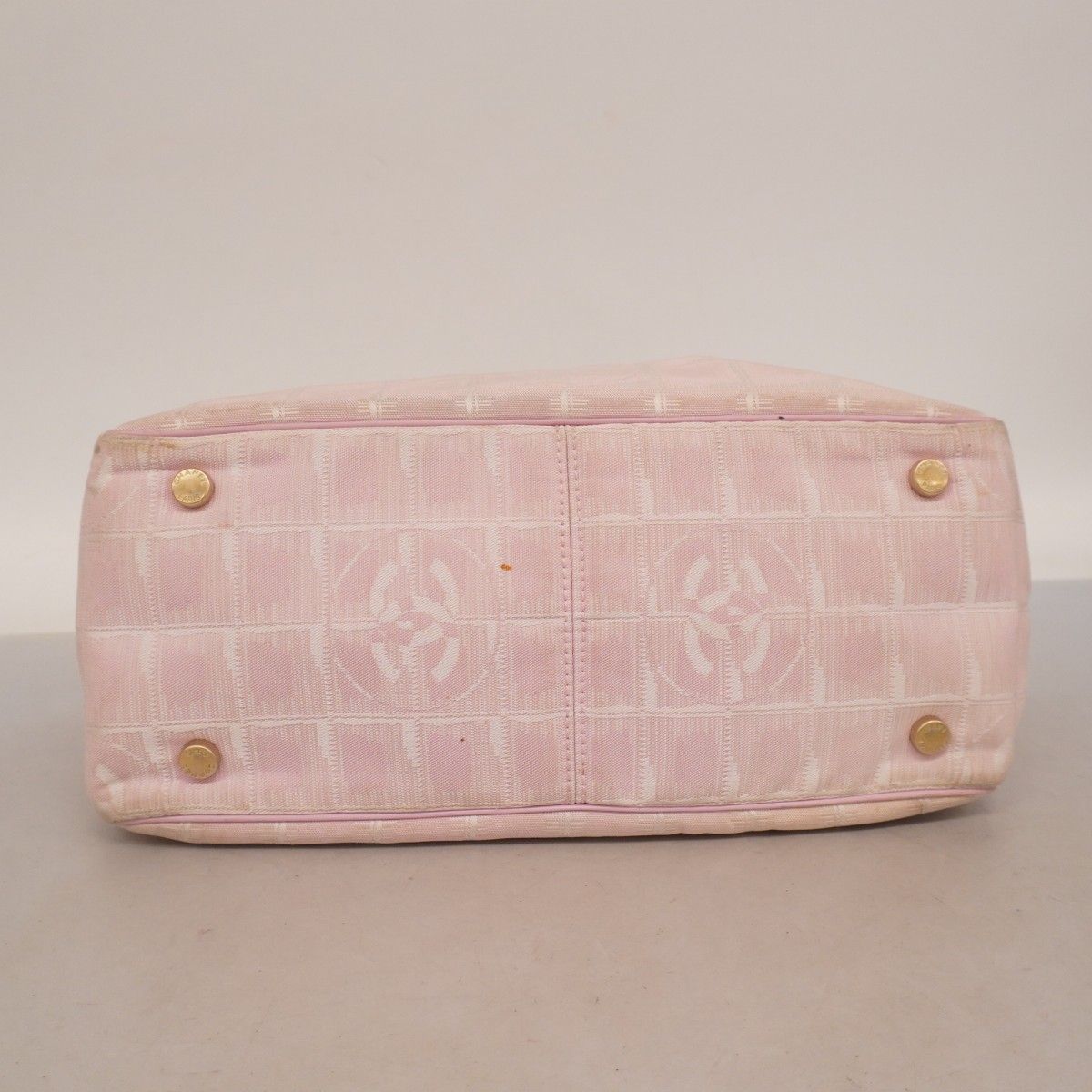 5pd6612】シャネル トートバッグ ニュートラベル ナイロン ピンク