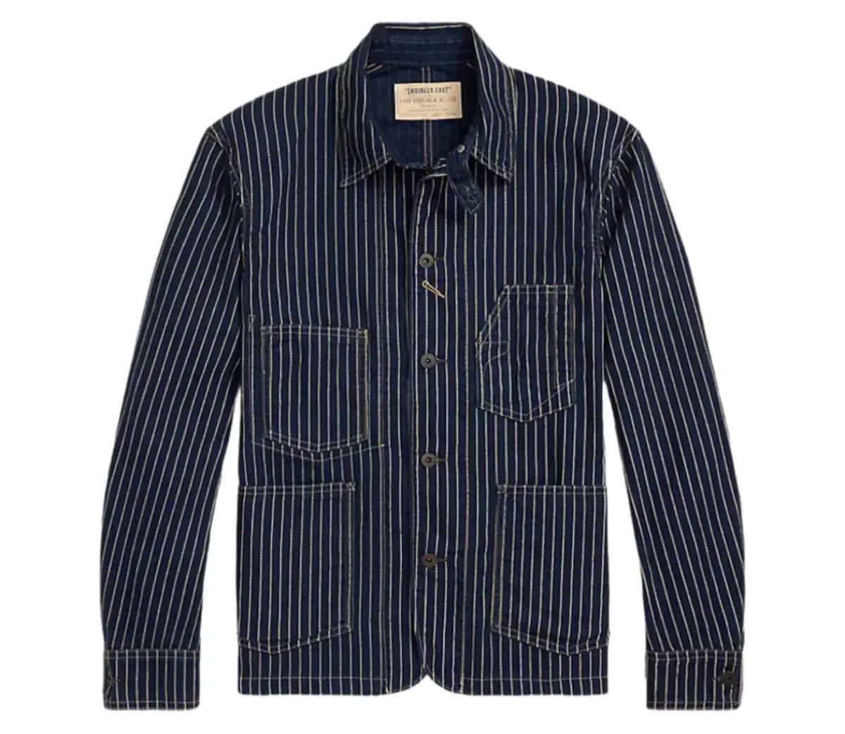 RRL(ダブルアールエル) ストライプ ワバシ エンジニアコート XL - メルカリ