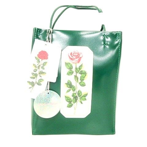 ビームス ルルメリー　バッグ　グリーン ビームス BEAMS COUTURE × ルルメリー タグ付き ハンドバッグ プチ