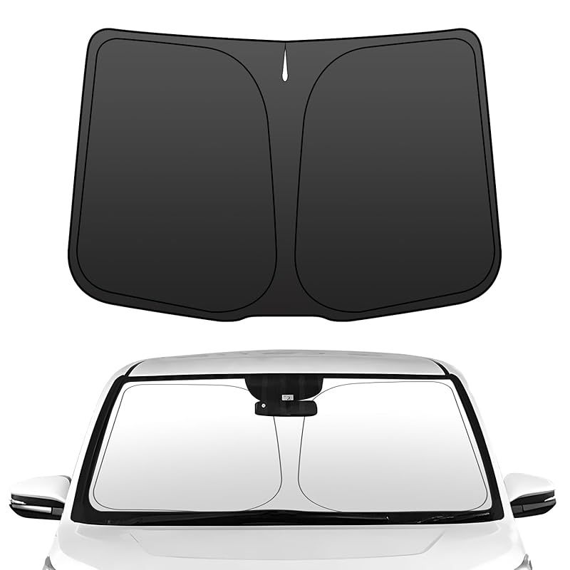 【メーカー直営専用設計】 BLUESEATEC ニッサン 新型 エクストレイル T33 フロントガラスサンシェード 4代目 2022年7月~現行 車用サンシェード 日よけ UVカット 6層構造 遮光 断熱 夏 紫外線 隙なし 光漏れない 置くだけ 収納袋付きメ