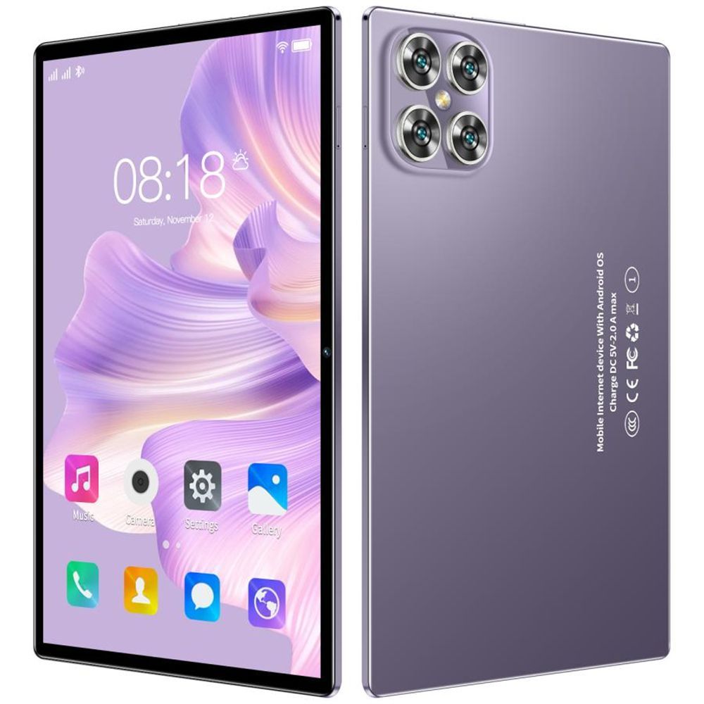 新品 4GB+256GB Android14 パープル タブレット PC 本体 10.1インチ