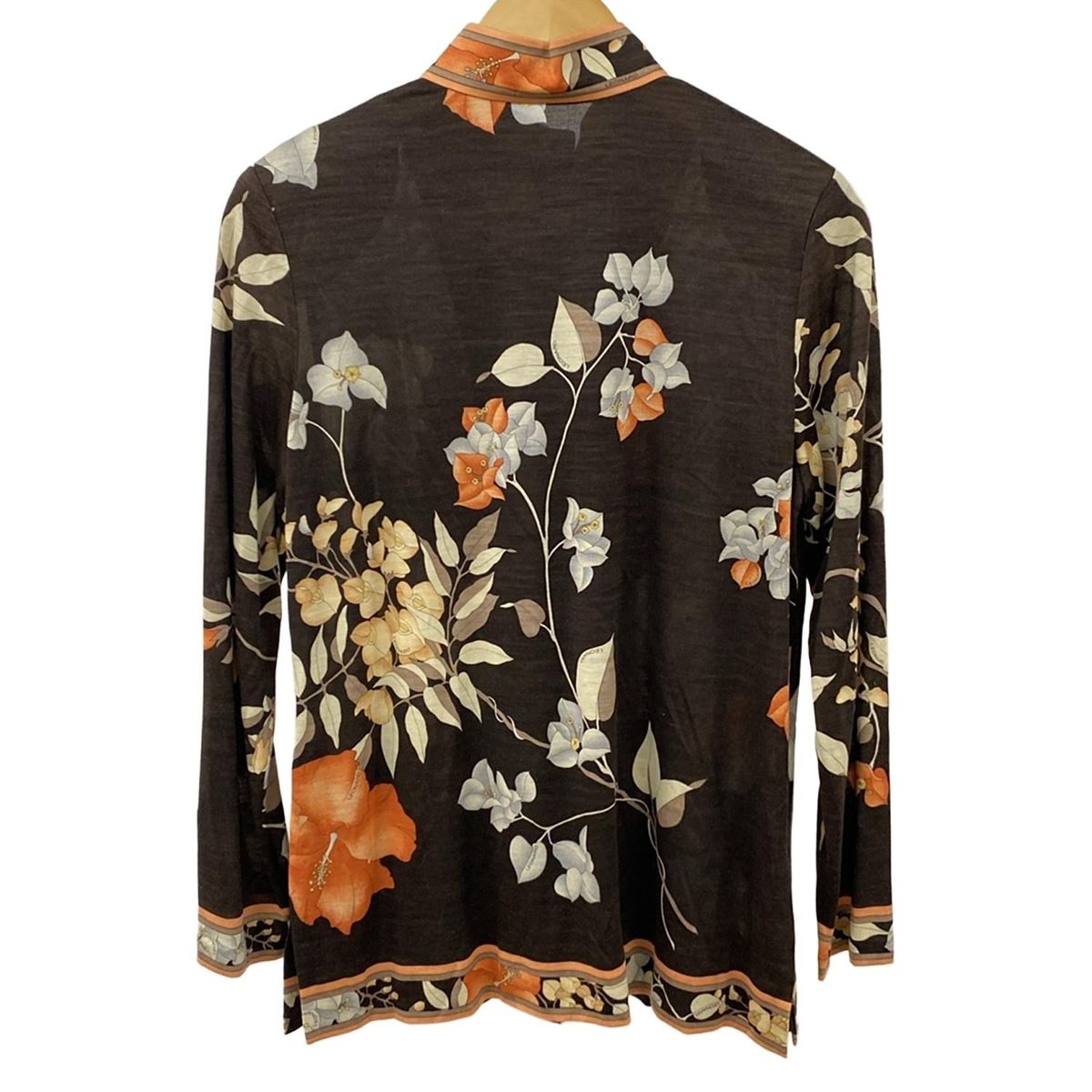 LEONARD(レオナール) 長袖シャツブラウス サイズL レディース - ダーク