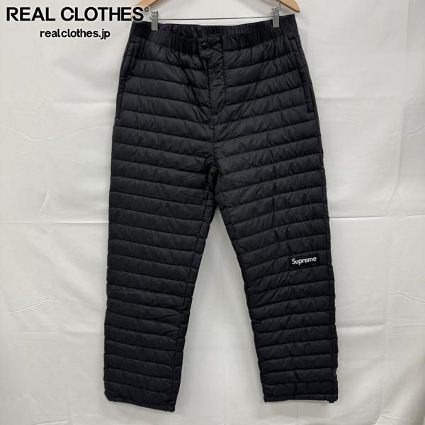 SUPREME マイクロダウンパンツ（Micro Down Pant）　ブラック Supreme(シュプリーム) Micro Down Pantマイクロ ダウン パンツ