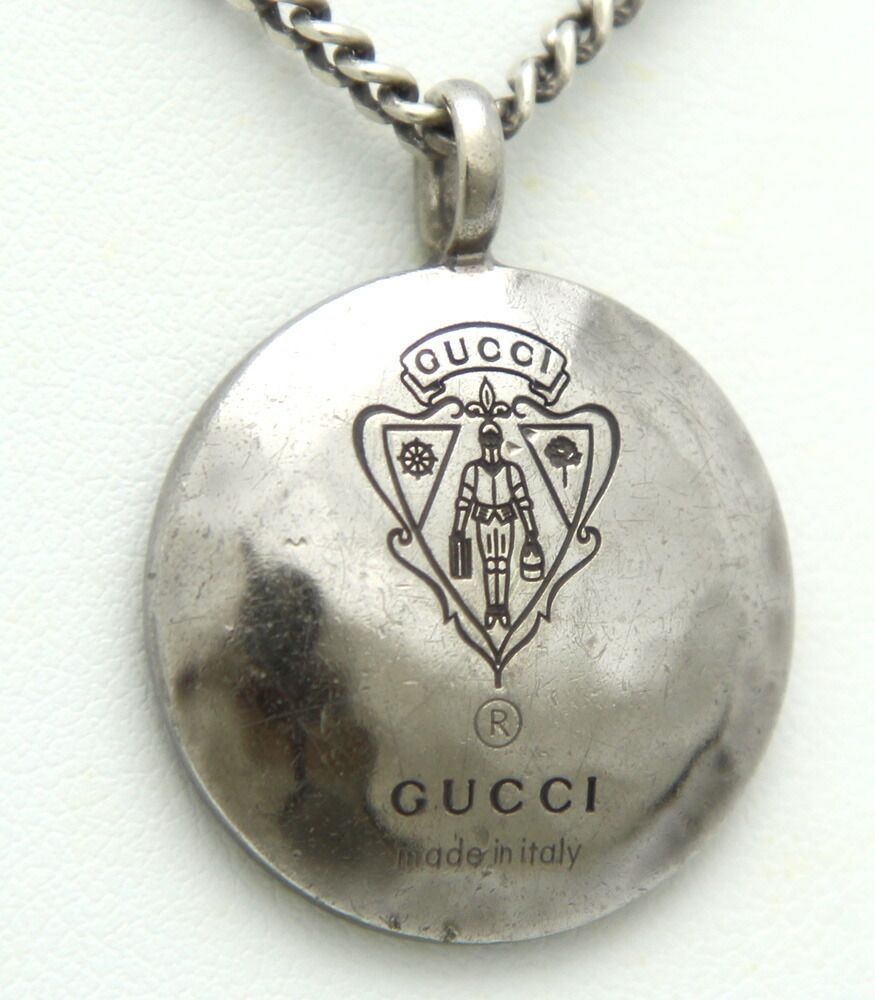 楠本質店/元住吉】グッチ GUCCI シルバー925 クレスト ネックレス 約