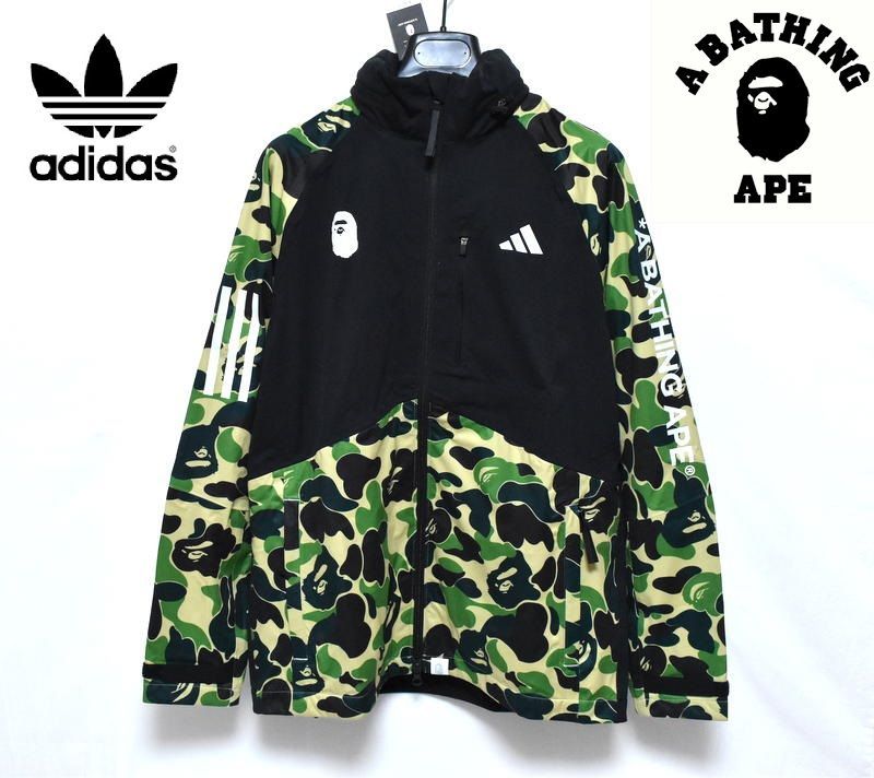 新品 A BATHING APE x adidas Golf ABC Camo Jacket 【M】【L】【Green
